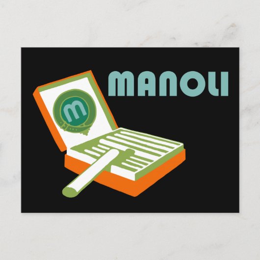 Plakatstilretro-sigaretten Briefkaart (Voorkant)