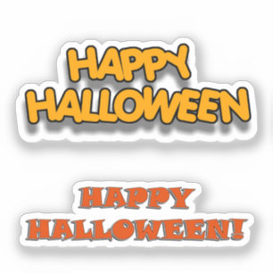 Plakboek Gelukkig Halloween Sticker