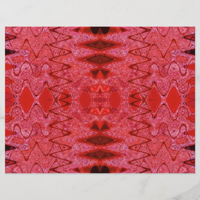 plakboek met rode textuur (Voorkant)