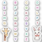 plakboek stickers Alphabet dieren ABC (Voorkant)