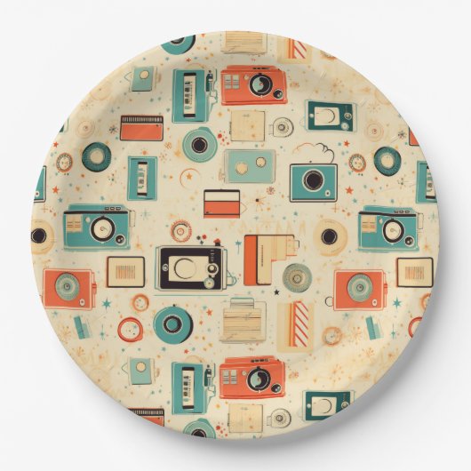  plakboekpatroon papieren bordje (Voorkant)