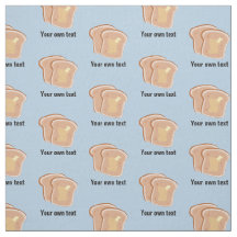 Plakjes toast met boter - uw eigen tekst in elke k