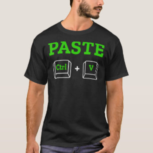 Plakken Ctrl + C Familie die overeenkomen met het T-shirt