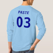 Plakken T-shirt (Achterkant)