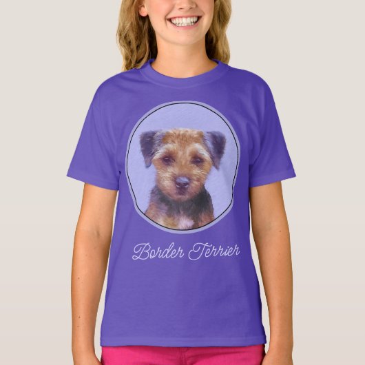 Plakken van randbedekking - Kute Original Dog Art T-shirt (Voorkant)