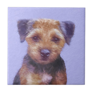 Plakken van randdrager - Originele Dog Art klappen Tegeltje