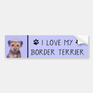 Plakken voor randbedekking - Kute Original Dog Art Bumpersticker