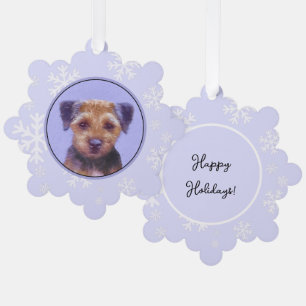 Plakken voor randbedekking - Kute Original Dog Art Ornament Kaart