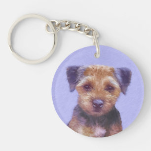 Plakken voor randbedekking - Kute Original Dog Art Sleutelhanger