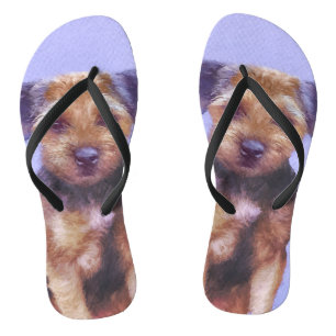 Plakken voor randbedekking - Kute Original Dog Art Teenslippers