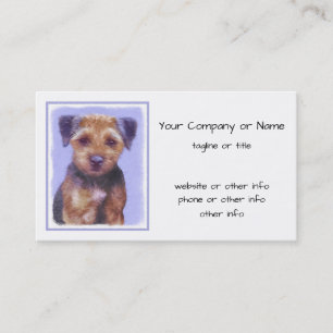 Plakken voor randbedekking - Kute Original Dog Art Visitekaartje