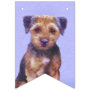 Plakken voor randbedekking - Kute Original Dog Art Vlaggetjes