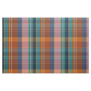  plakpatroon in moderne kleuren uit het midden van stof
