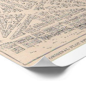 Plan 1807 voor Detroit Poster (Hoek)