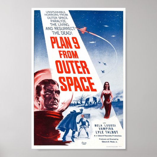 Plan 9 van Buitenruimte Poster (Voorkant)