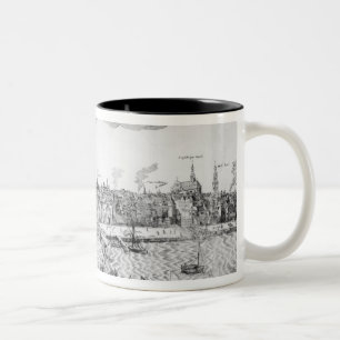Plan Antwerpen 1549 Tweekleurige Koffiemok