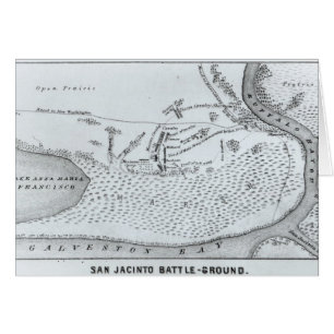 Plan au sol de la bataille de San Jacinto