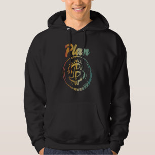 Plan B Bitcoin Crypto Retro Vintage Kunst Hoodie