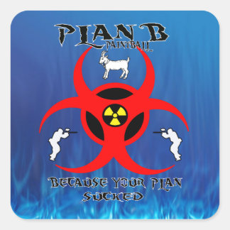 Plan B Paintball Kleine Logo Sticker