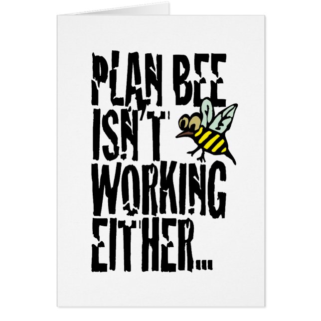 Plan Bee werkt ook niet (Voorkant)