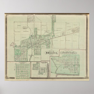 Plan Brazilië, Clay Co. met Bowling Green Poster