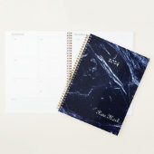 Plan Customisé Marine Marbre Bleu (Devant avec enveloppe)