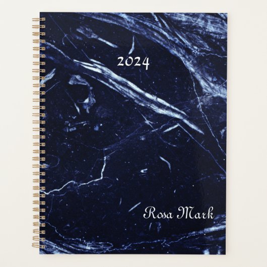 Plan Customisé Marine Marbre Bleu (Devant)