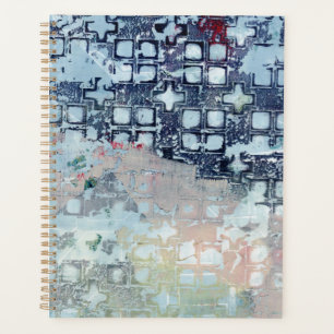Plan d'art moderne abstrait bleu