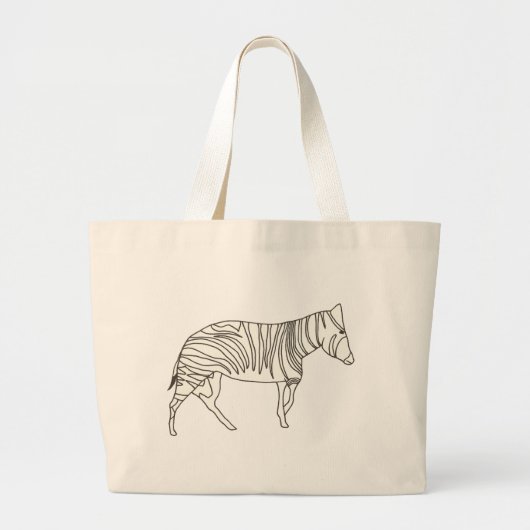 Plan d'art - zèbre, sacs en toile (Devant)