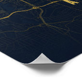 Plan de Atlanta or Impression de Géorgie Affiche d (Coin)