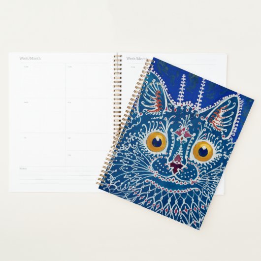 Plan de chat bleu (Devant avec enveloppe)