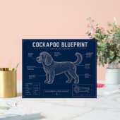Plan de Cockapoo sur toile Cadeau pour amateur de (Mariage)