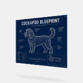Plan de Cockapoo sur toile Cadeau pour amateur de (Angle)