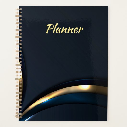 Plan de courbe bleu marine de luxe pour hommes (Devant)