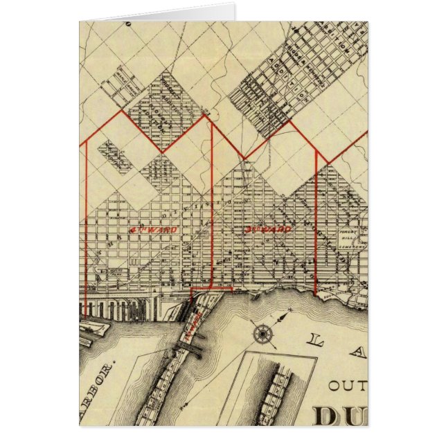 Plan de Duluth et de ses banlieues (Devant)