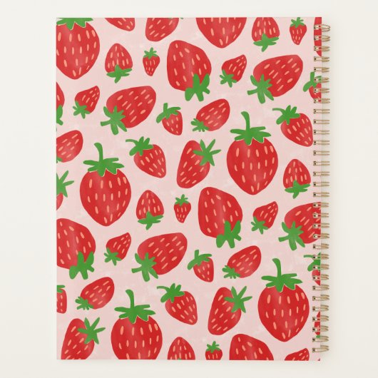 Plan de fraises d'aquarelle (Dos)