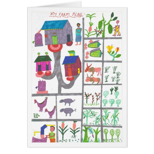 Plan de la ferme de Sarah (Devant)