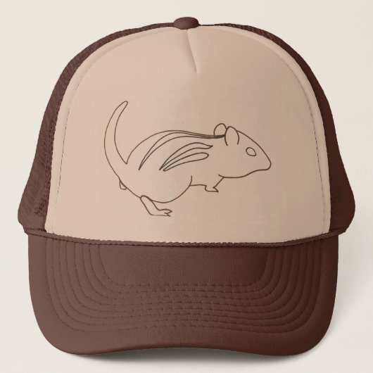 Plan de l'art de chipmunk casquette (Devant)