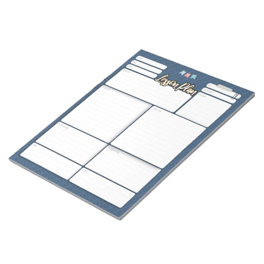 PLAN DE LEÇON D'HOMESCHOOL 2 bloc-notes (Incliné)