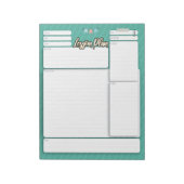 PLAN DE LEÇON HOMESCHOOL 2 Bloc-notes vert (Tourné)