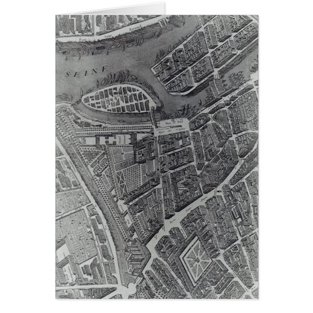 Plan de Paris, connu sous le nom de 'Plan de (Devant)