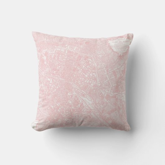 Plan De Paris dans le coussin rose (Recto)