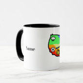 Plan de prévision des États-Unis et nom Mug (Devant gauche)