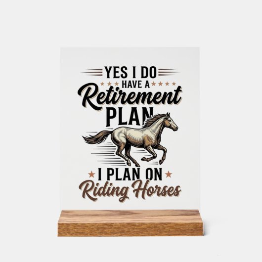 Plan de retraite Chevauchée de chevaux Design de c (Recto)