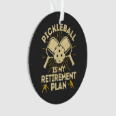 Plan de retraite drôle de pickleball vintage (devant)