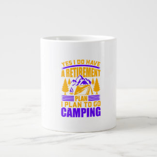 Plan de retraite Jumbo Mug Slogan