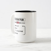 Plan de retraite personnalisé 2024 Mug (Devant gauche)