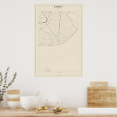 Plan de rue de Lisbonne Poster (Cuisine)