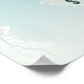 Plan de Seattle Impression Art mural de la ville d (Coin)