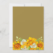 Plan de table Carte de table Calligraphie élégante (Dos)